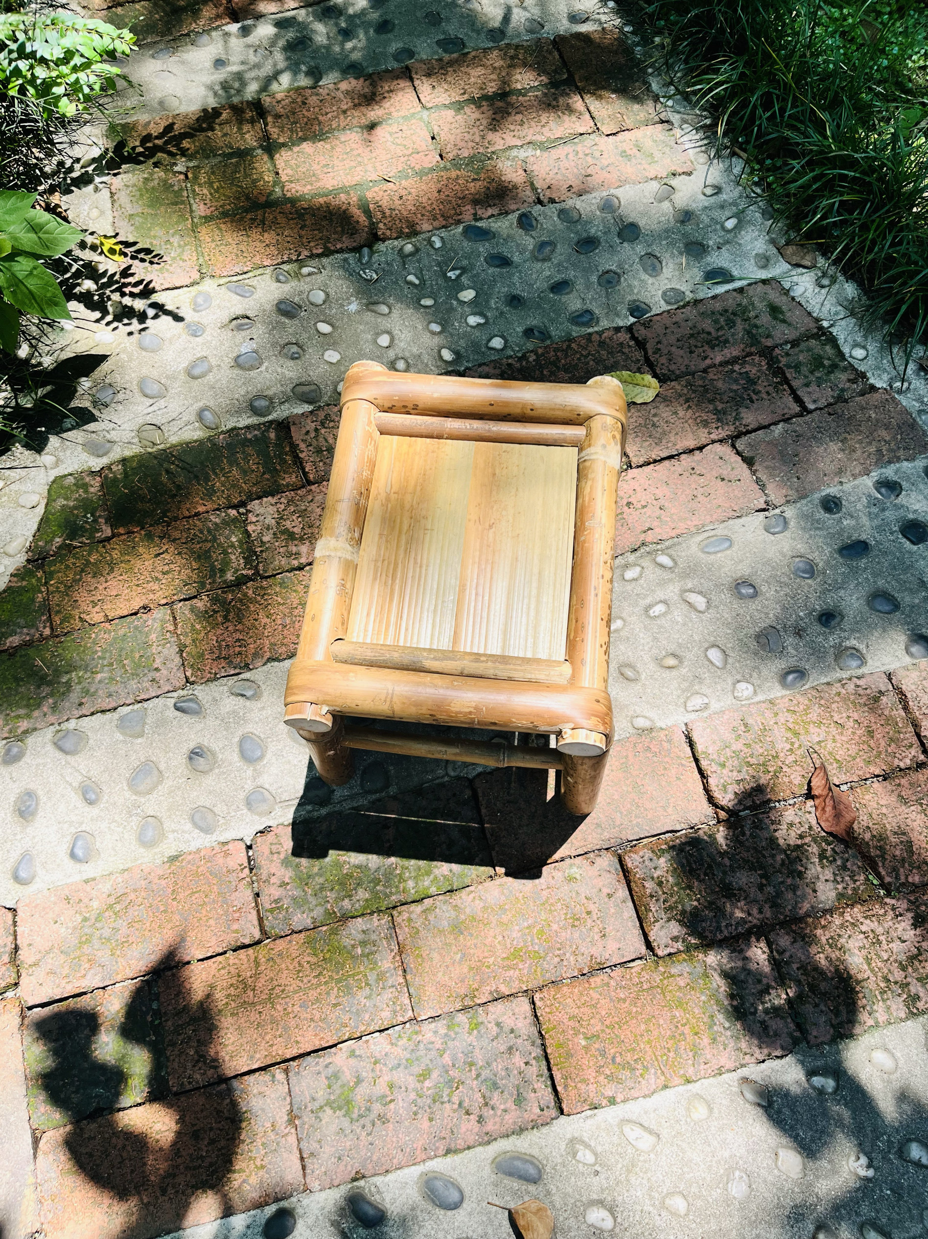 非物质文化遗产青城马椅子方凳板凳家用茶几换鞋凳手工竹椅子两用