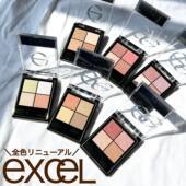 新色四色眼影盘 CX01 CX02 日本Excel2023夏季 CX03 4.18发售