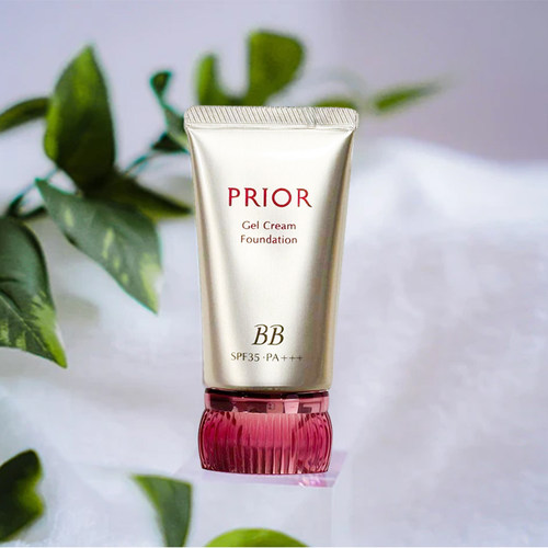 小猴子同款！日本资生堂prior新版保湿滋润BB霜粉底液防晒遮瑕30g