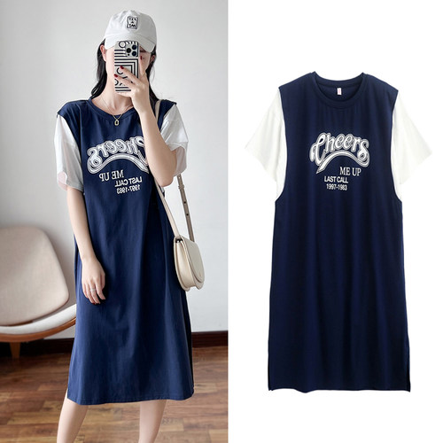 夏季大码外穿哺乳留连衣裙