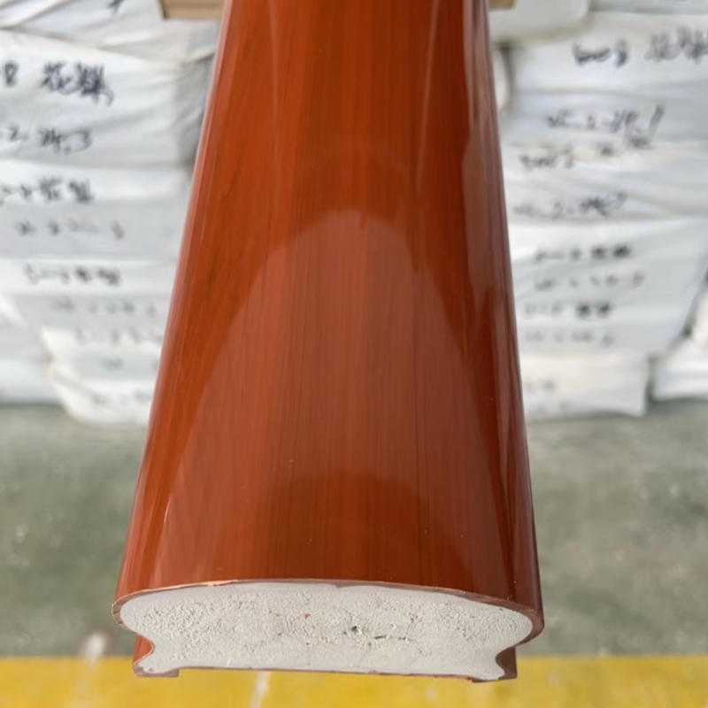 高分子PVC胶木楼梯扶手家用工程用马蹄型卡槽扶手现代简约新款
