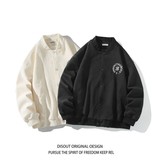 纯色原创大码日系白底平铺宽松棒球服夹克港风J836P78控108，男装夹克，电商A029