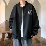 2025秋冬新款原创大码宽松港风棒球服夹克外套男J836P78控108，男装夹克，电商A029