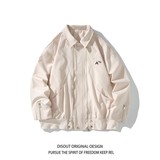 相机片纯色原创大码日系白底平铺宽松夹克外套港风J852P88控128，男装夹克，电商A029