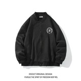 2025秋冬新款原创大码宽松港风棒球服夹克外套男J836P78控108，男装夹克，电商A029