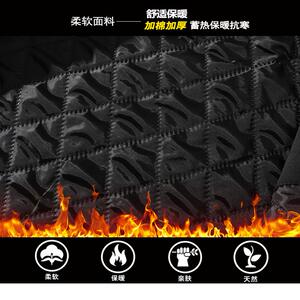 夹棉加厚相机片纯色原创大码白底松夹克外套港风 J852 P98控138图片