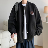 内景秋冬原创抖音港风大码绣花夹克外套棒球服男J870P78控128，男装夹克，电商A029