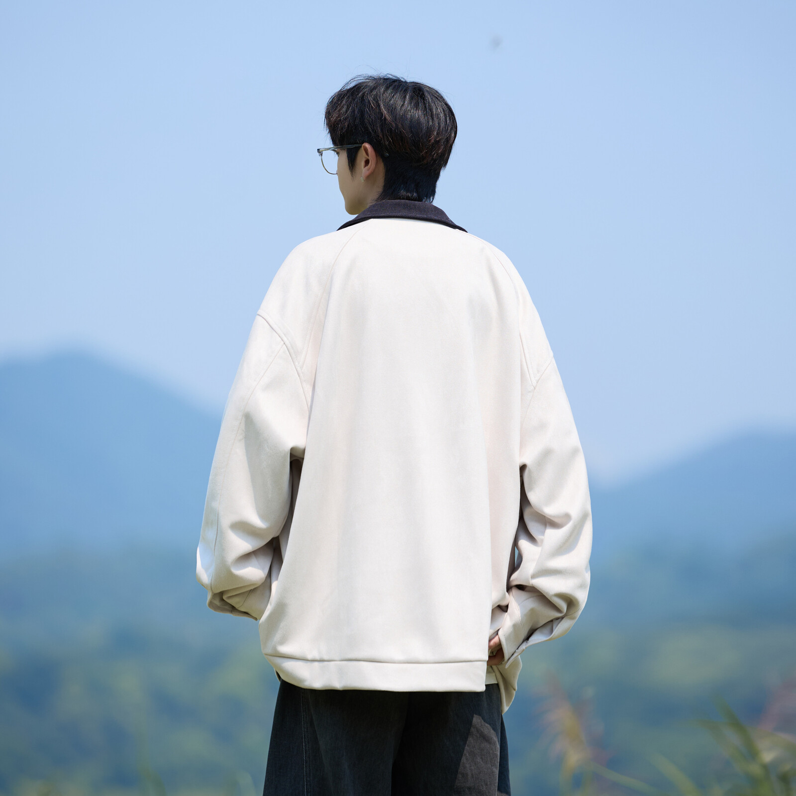 秋冬原创港风相机片大码绣花夹克外套棒球服男J856P78控128,男装夹克,电商A029