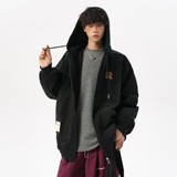 秋冬二开原创无影墙港风大码宽松连帽夹克外套男J877P88控138，男装夹克，电商A029