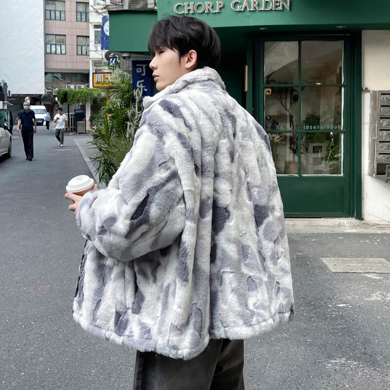 秋冬新款港风大码绣花毛绒内里加厚棉衣外套MY188P115控168,男装棉衣,电商A029