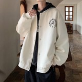 2025秋冬新款原创大码宽松港风棒球服夹克外套男J836P78控108，男装夹克，电商A029