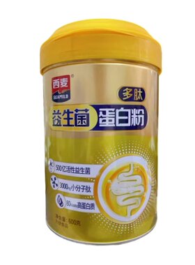 600g西麦多肽益生菌蛋白粉罐装