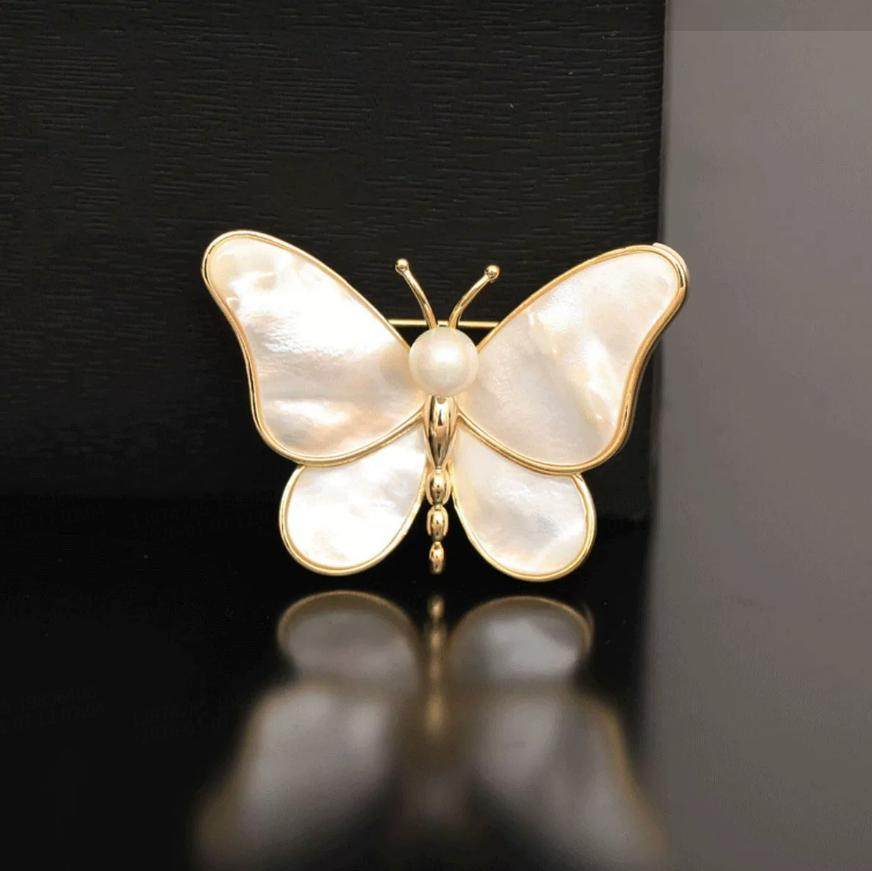 【仙仙专属】淡水珍珠7-8mm蝴蝶铜合金+贝母胸针 Z007,珠宝/钻石/翡翠,胸饰,淘宝优惠券,粉丝福利购,淘宝优惠卷