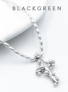 嘻哈高街个性锁骨链BGBlackgreen
