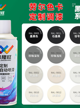 信隆旺定制劳尔RAL黑色白色汽车手摇自喷漆金属防锈家具漆油漆罐