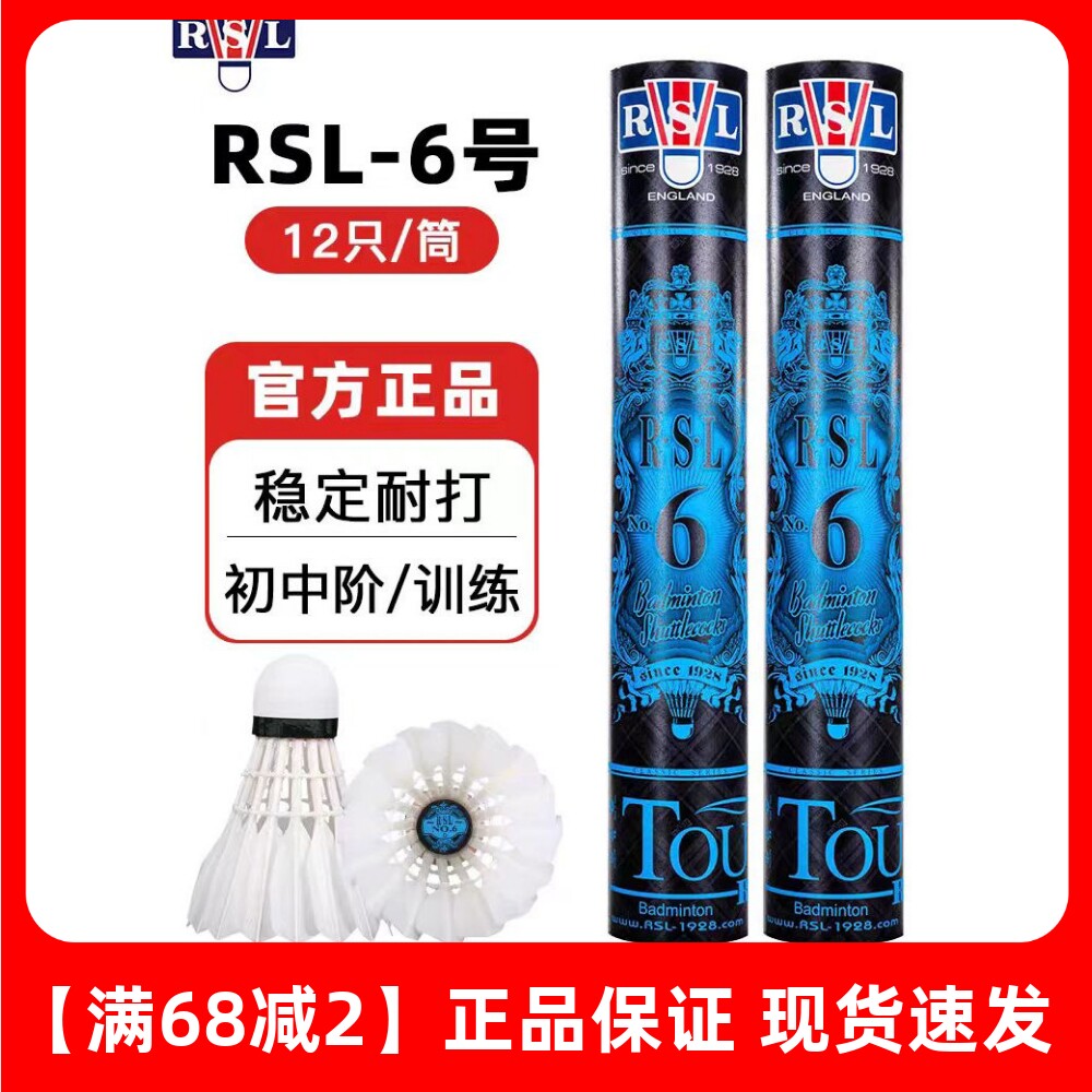 rsl亚狮龙羽毛球耐打专业训练