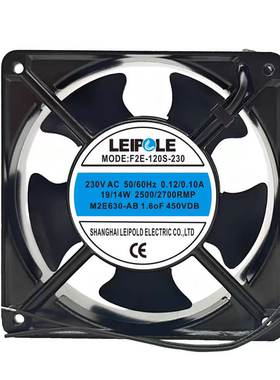 原装雷普电气F2E-120S/B-230 AC230V 12038 机柜轴流风机散热风扇