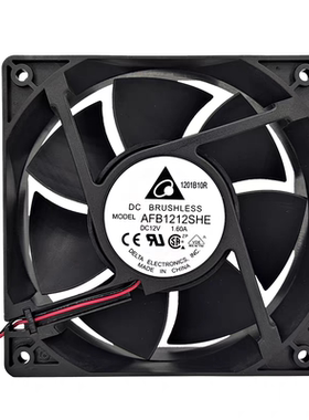 AFB1212SHE DC12V 1.6A 12038 Delta/台达全新 风扇风机