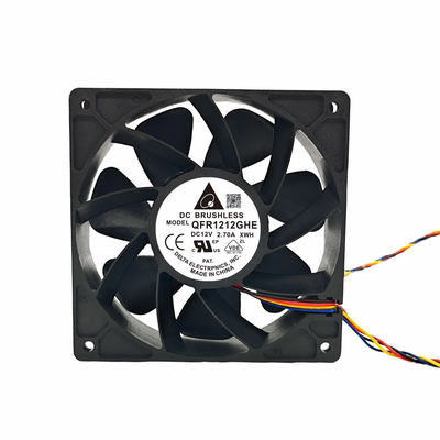 全新台达QFR1212GHE 12038 2.7A 12V 4线PWM温控暴力机箱散热风扇
