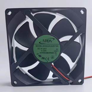 9025 ADDA 0.25A 24V 9CM变频器散热风扇 AD09224UX257100