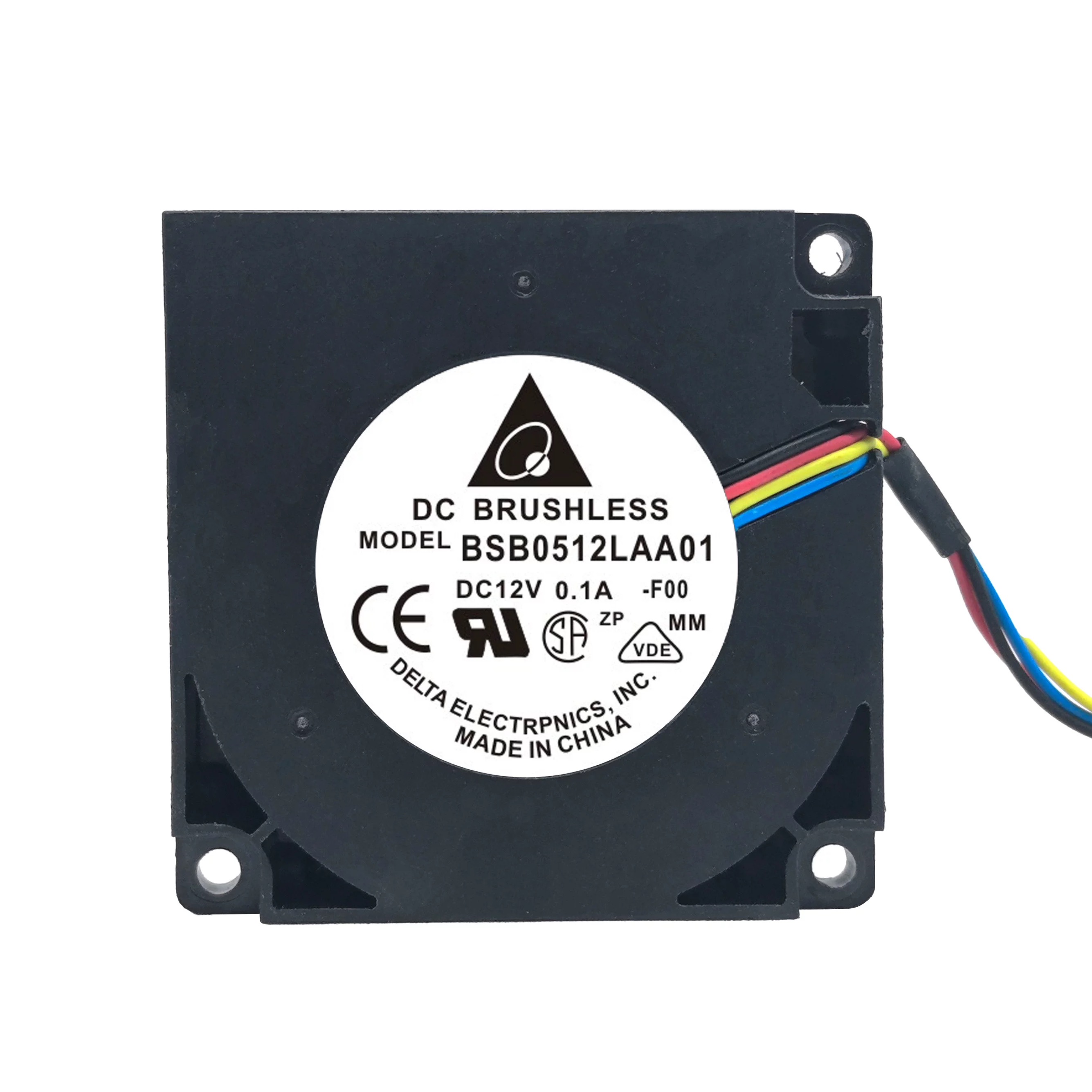 DELTA/台达 BSB0512LAA01 12V 0.10A PWM涡轮鼓风机散热风扇 5010