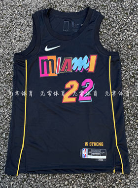 Nike 耐克  NBA 迈阿密热火 75周年 巴特勒 SW城市版 DB4034-010