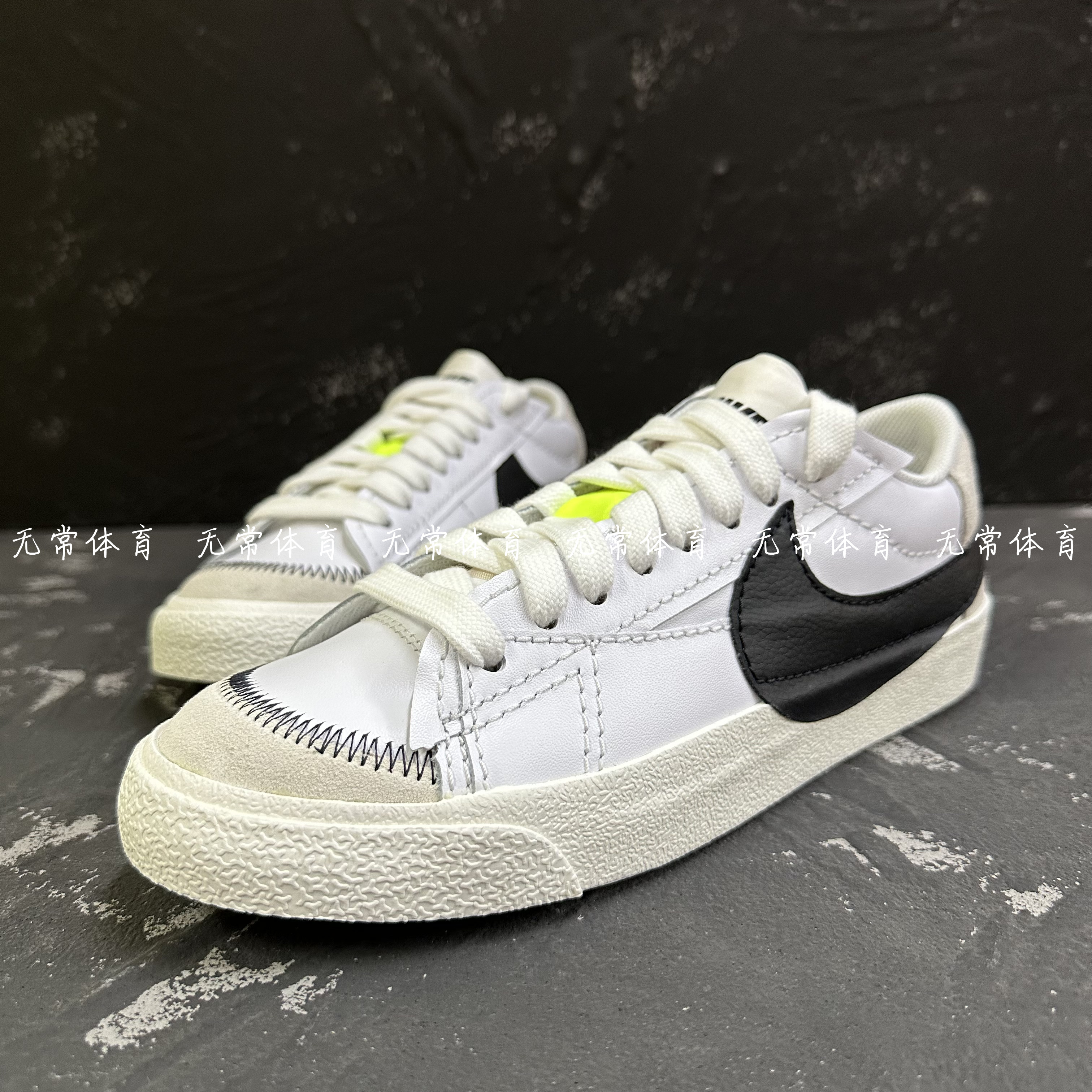 Nike Blazer Low'77 Jumbo开拓者黑白低帮运动休闲板鞋DN2158-101 童鞋/婴儿鞋/亲子鞋 板鞋 原图主图