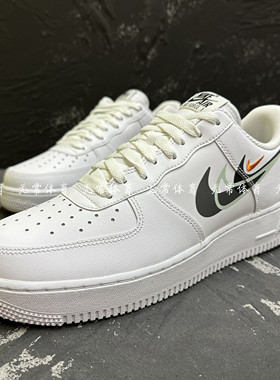 耐克男鞋Air Force 1空军一号AF1白色多钩休闲低帮板鞋FN7807-100