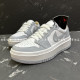 DH7004 100 NIKE耐克AIR ELEVATE灰白低帮厚底女子板鞋 JORDAN