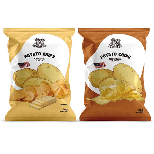 马来西亚进口LERNA莱纳原切薯片原味奶酪味香脆休闲零食品小吃