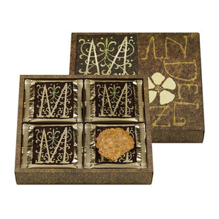 直邮日本进口本高砂屋日式传统杏仁煎饼饼干甜品礼盒装 伴手礼