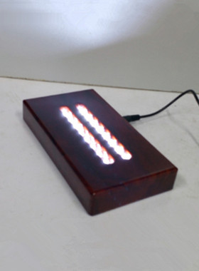 长方形电源水晶工艺品发光底座