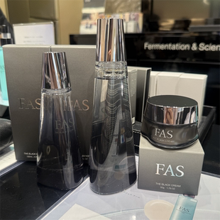 现货 日本贵妇FAS黑米发酵亮白精华化妆水眼部精华眼霜抗老面霜