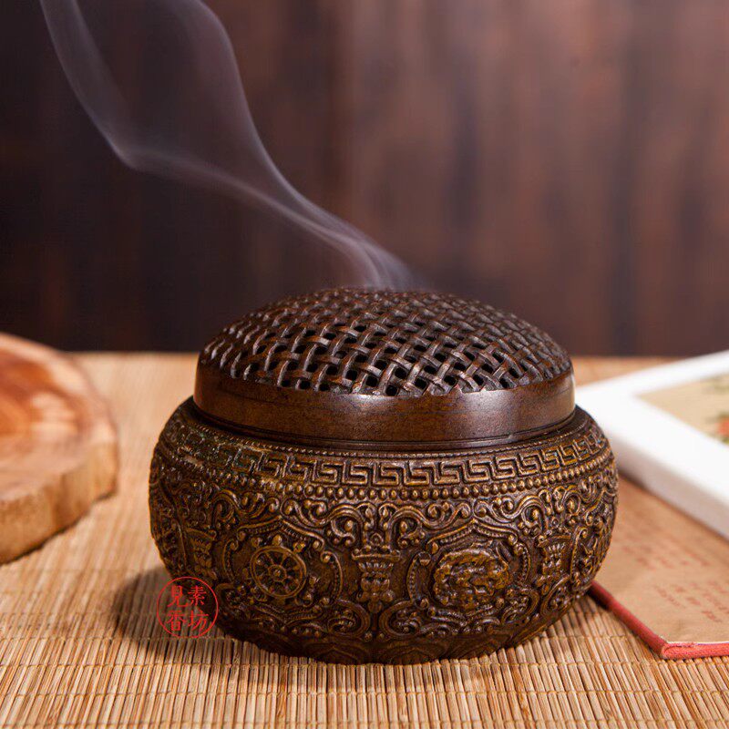 陈巧生八瑞相手炉传统工艺铜手炉