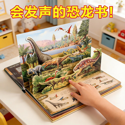 3d立体发声书身临其境般的体验