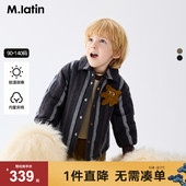 马拉丁童装 饰亲肤造型感棉夹克 男童萌趣装 儿童棉服25冬装 新款