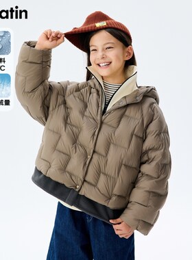 马拉丁轻薄保暖摇粒绒羽绒服