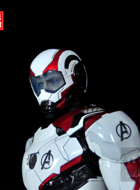 乔爸重涂 MK47钢铁侠 上色改色 量子服 托尼头盔 HT 合金