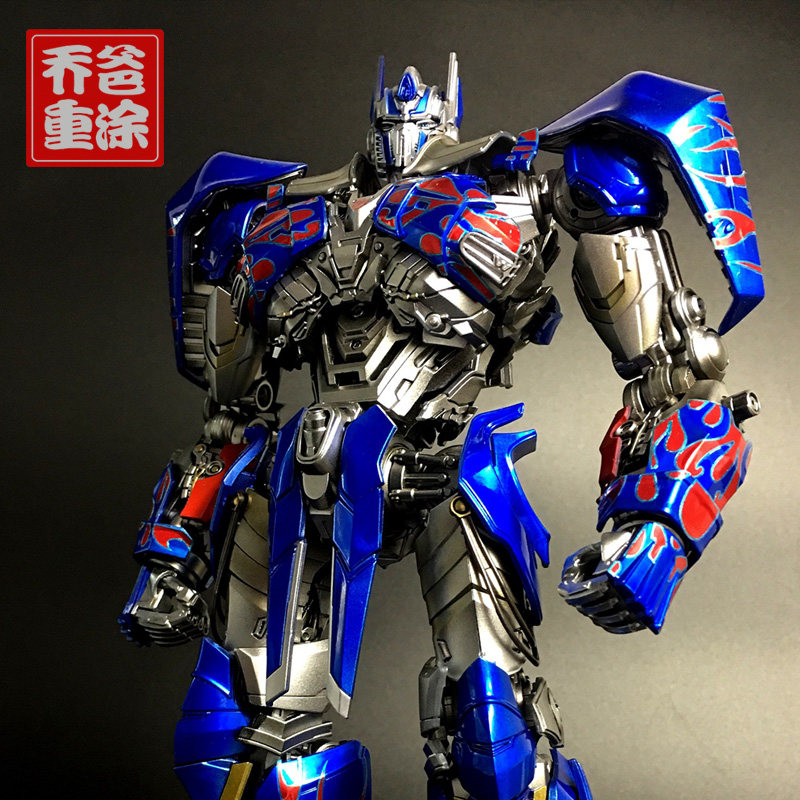 乔爸重涂 变形金刚 11变5 dmk03擎天柱 全新电镀色重涂 上色 dmk3