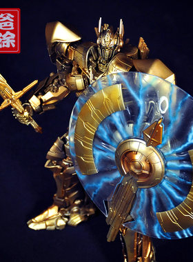 乔爸重涂 变形金刚 电影4 擎天柱 dmk03 土豪金版 非p1s 黄金色版