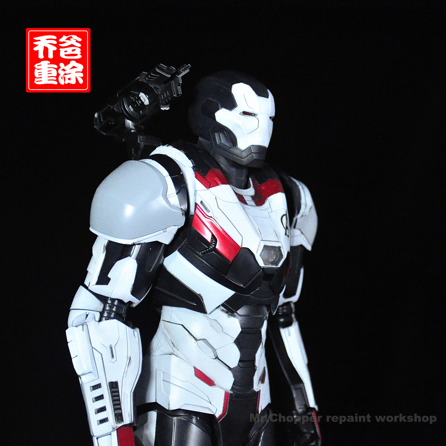 钢铁侠 HT战争机器 重涂改色 量子服 1：6 Hottoys 模型上色代工