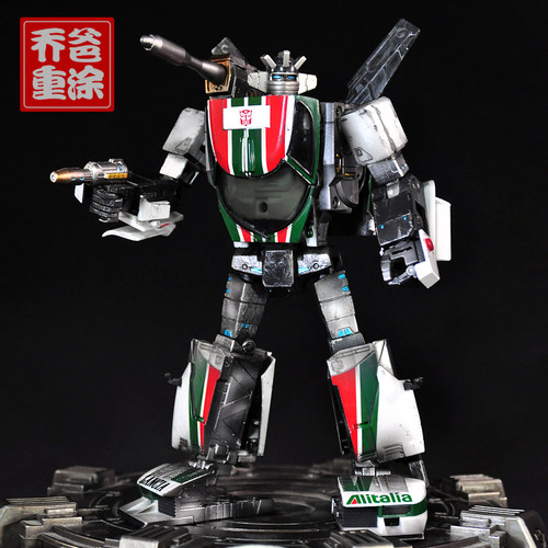 乔爸重涂 takara tomy mp20 千斤顶 电影风 g1 战损 变形金刚