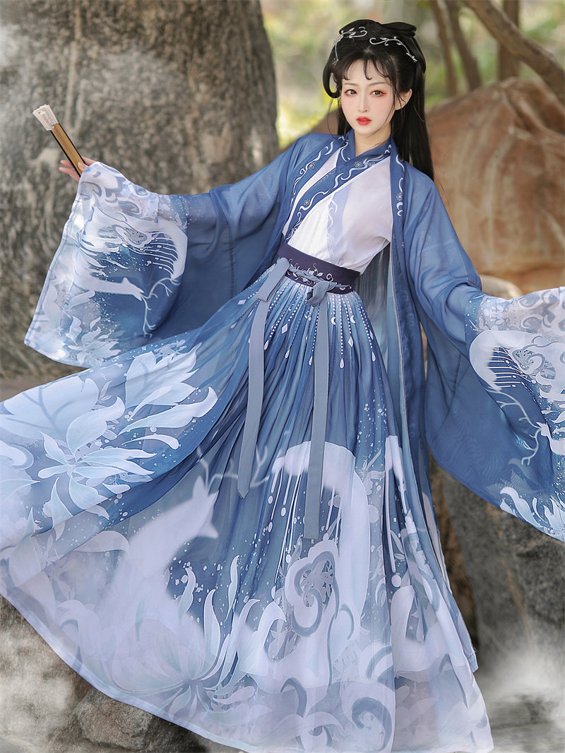 汐月阁宋制原创汉服女中国风古装汉服套装