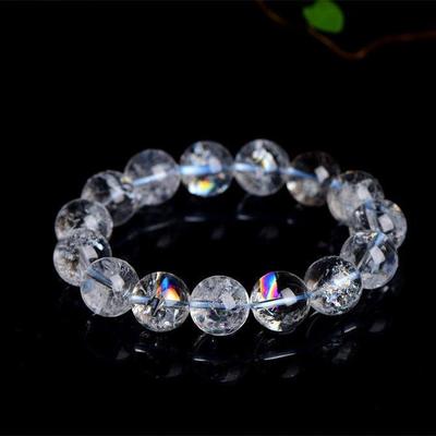 天然喜马拉雅白水晶手链