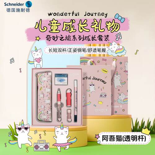 施耐德非碳素日常书写德国礼盒装