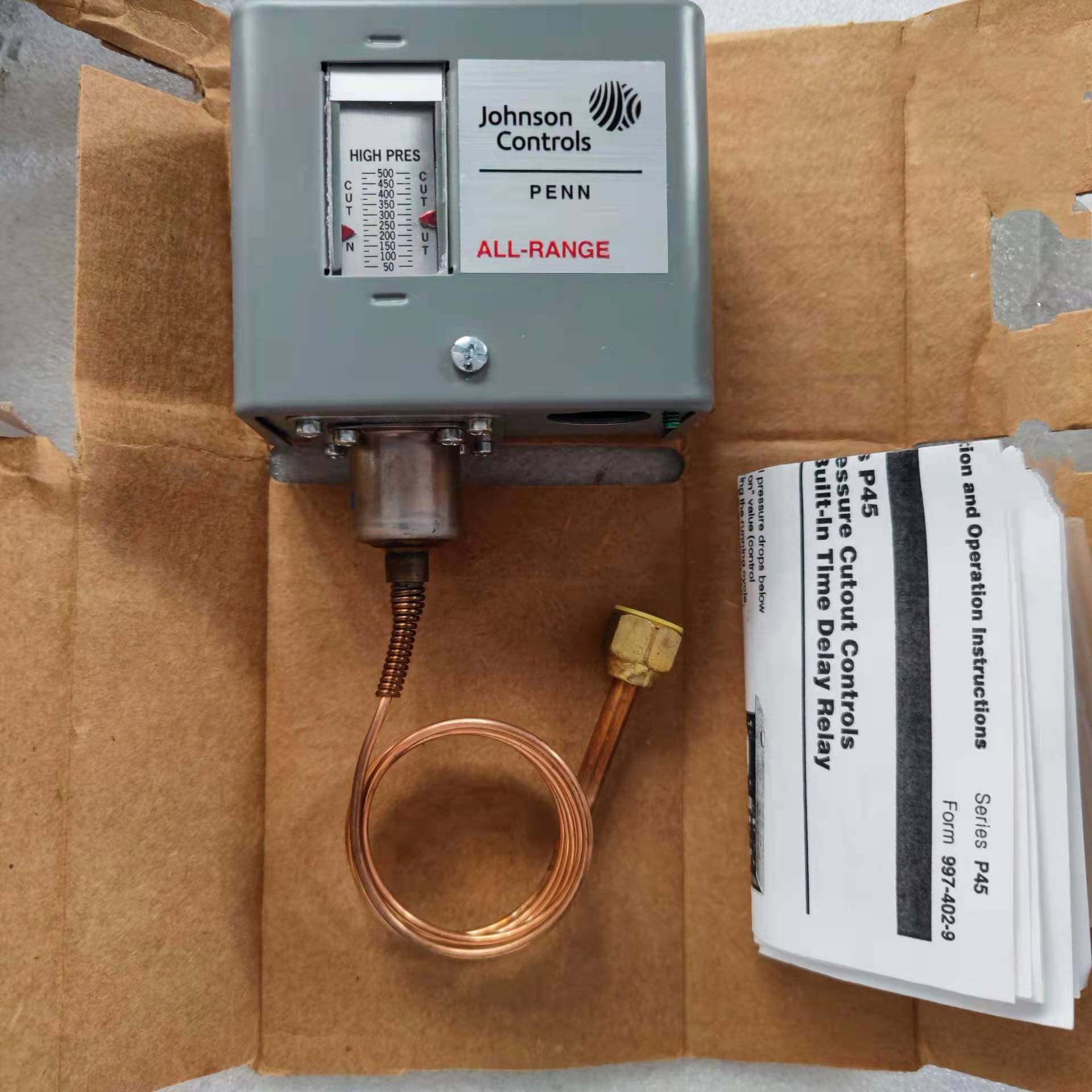 johnson controls江森p77bca-9300压力控制器penn press contr