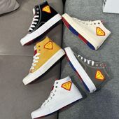 飞跃情侣款 休闲运动高帮帆布鞋 纯色百搭2025新款 feiyue 平底夏季