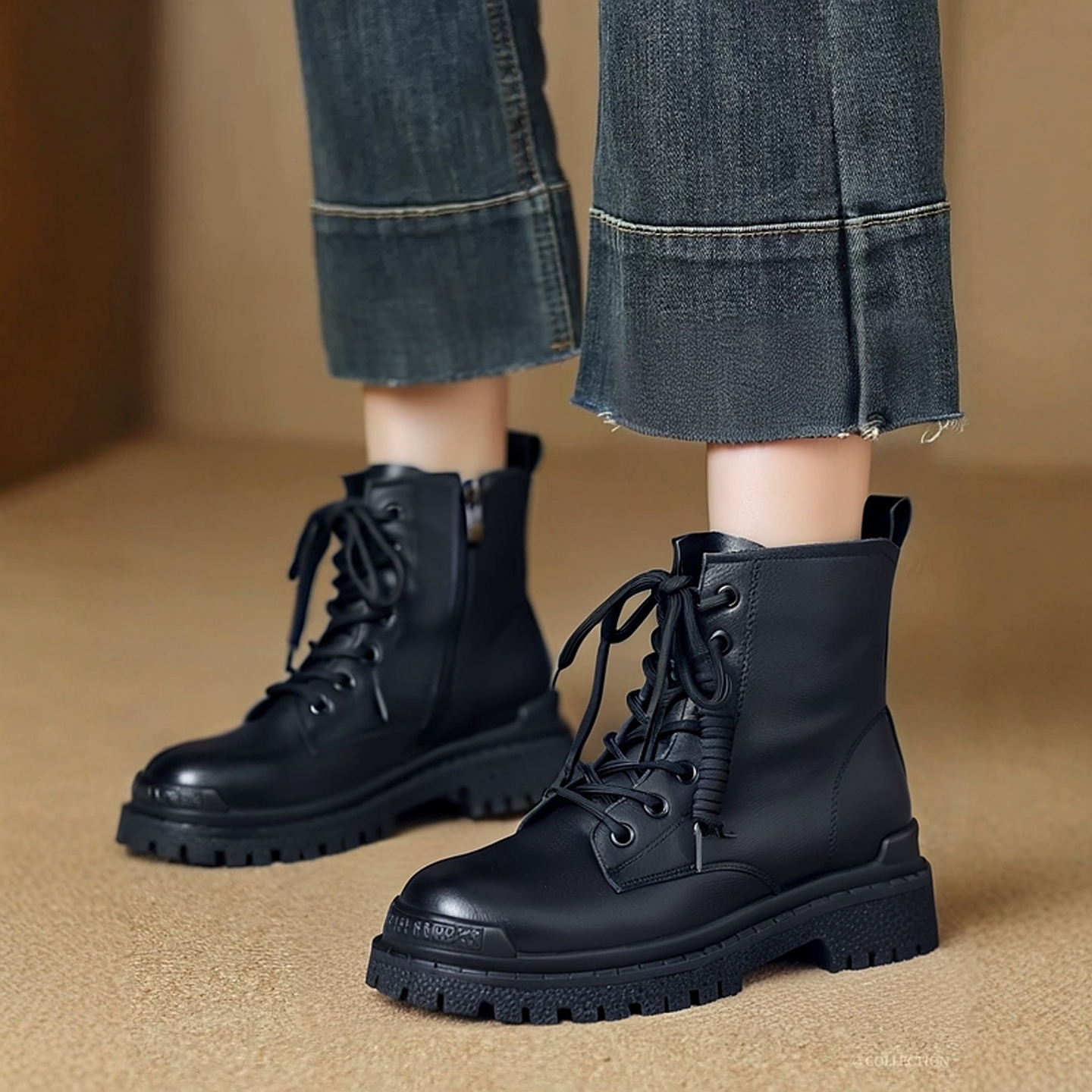 兽霸中帮工装春秋款马丁靴