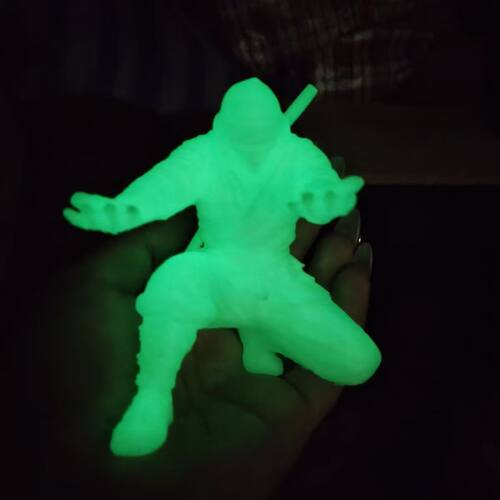 夜光忍者笔架3D打印学生桌面创意个性文具小摆件学生酷炫学习用品