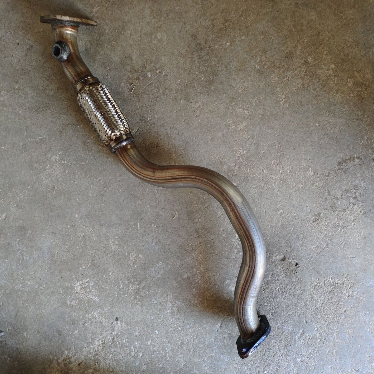 长安逸动xt排气管前节带软网节连接钢丝网头段1.6排量